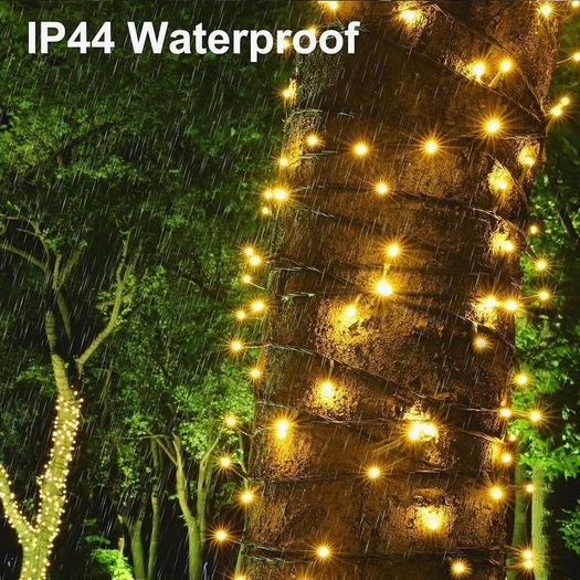 50M LED String Fairy Lights On Dark Green Cable with Various Light Effects, Ideal for Christmas Tree, Xmas, Party,Wedding