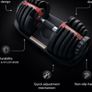 adjustable dumbell Image 3