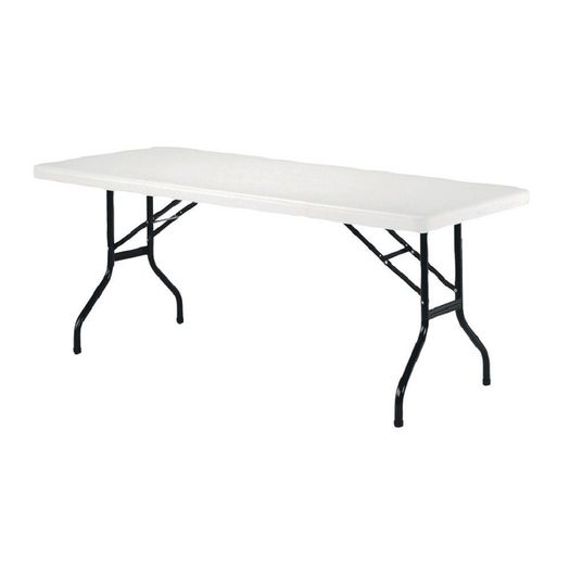 White Folding Rectangular Table 1800mm