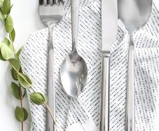 2 x 24 (48) piece Argon Tableware Stainless Steel Cutlery Set