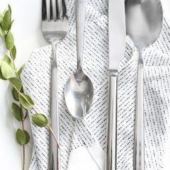 2 x 24 (48) piece Argon Tableware Stainless Steel Cutlery Set