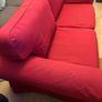 IKEA Red Couch Image 3