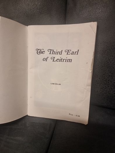 The Third Earl of Leitrim. Liam Dolan.