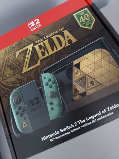 Nintendo Switch 2 The Legend of Zelda 40th Anniversary Edition Console