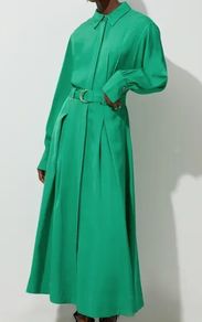 KarenMillen Green Shirt Dress
