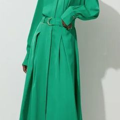 KarenMillen Green Shirt Dress