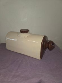 Antique stoneware Foot Warmer 3pts