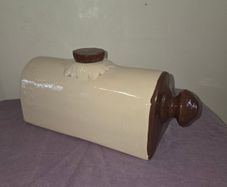 Antique stoneware Foot Warmer 3pts