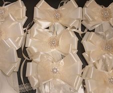 Custom Wedding pew ends