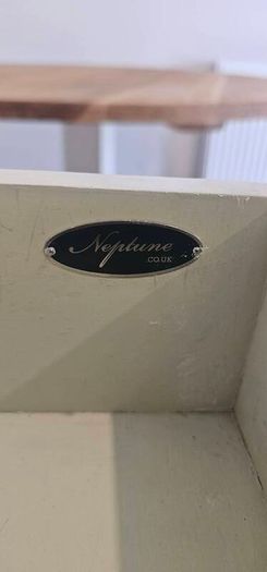 Neptune open rack dresser.