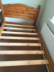 Single Pine Bed