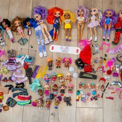 Rainbow High + LOL Dolls - large set