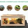 Seedling Heat Mat, Waterproof Greenhouse Heating Pad 10" x 20.75" Germination Heated Propagator Warming Mat for Terrarium Reptile Amphibian (FREE POSTAGE) Image 3