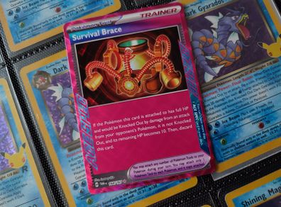 Survival Brace ! Ace Rare ! from Twilight Masquerade Set ! 2024 ! Pokemon Card !