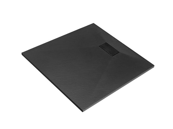 Bathroom Shower Tray Black Square 90x90 cm