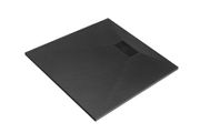 Bathroom Shower Tray Black Square 90x90 cm