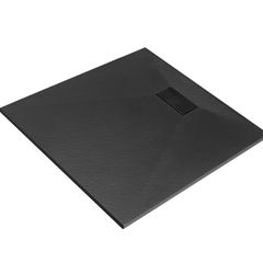 Bathroom Shower Tray Black Square 90x90 cm