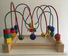 Mula bead roller coaster toy
