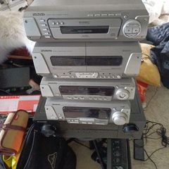 Technics cd, radio and cassette.