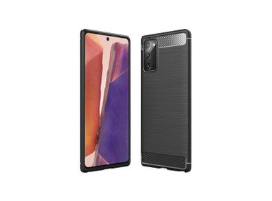 For Samsung Galaxy Note 20 / Note 20 5G Case Cover Carbon Fiber Design Shockproof Armor New - FHT28SMK3