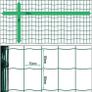 Garden Home 1M X 25M Green Wire Mesh Fencing RAL6005 PVC Coated 100 x 75mm Mesh Size 2.2mm Wire Diameter Galvanized Wire Fence Roll Poultry Netting Chicken Wire Hardware Cloth (FREE POSTAGE) Image 2