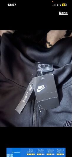 Nike Tracksuit Top jacket size xl two pockets with zippers and two pockets inside brand new with tag