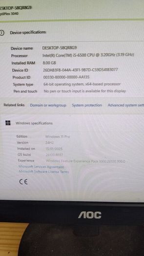 Dell Optiplex Core i5 Desktop full system with accessories