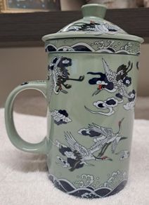 Vintage Chinese tea mug