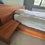 Bo Concept - 5ft walnut bed and under storage Image 6