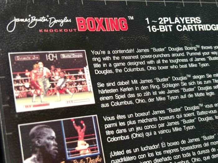 James Buster Douglas Boxing for Sega Mega Drive - Boxed