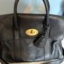 Genuine Mulberry Alexa Black Leather Bag Image 2