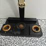 Vintage Jesus sick-call table top Crucifix with candlestick holder devotional item Image 3