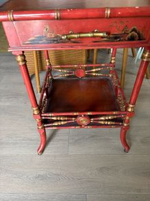 oriental side table