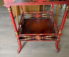 oriental side table