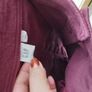 GAP Burgundy Corduroy Buttoned Skirt Sz Large UK 14 Image 3