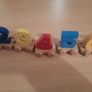 Wooden train display Image 2