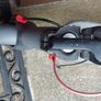 AOVOPRO Electric Scooter, No Charger, and has no charge presently, wheels not turning, brakes may be siezed, not sure, excellent cosmetic condition Image 4