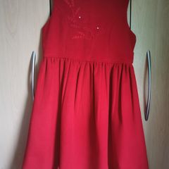 Jingles girls red dress 7-8 yrs