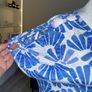 Ladies Blue & White Short Sleeved Top from Cecil. Size Medium UK 10 -12 / EU 38-40 Image 6