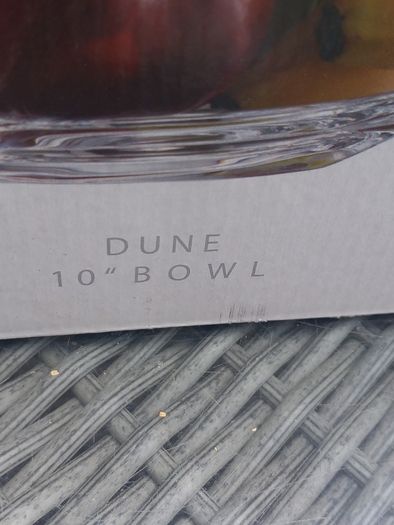 Galway Crystal 10 inch new bowl, box, D18