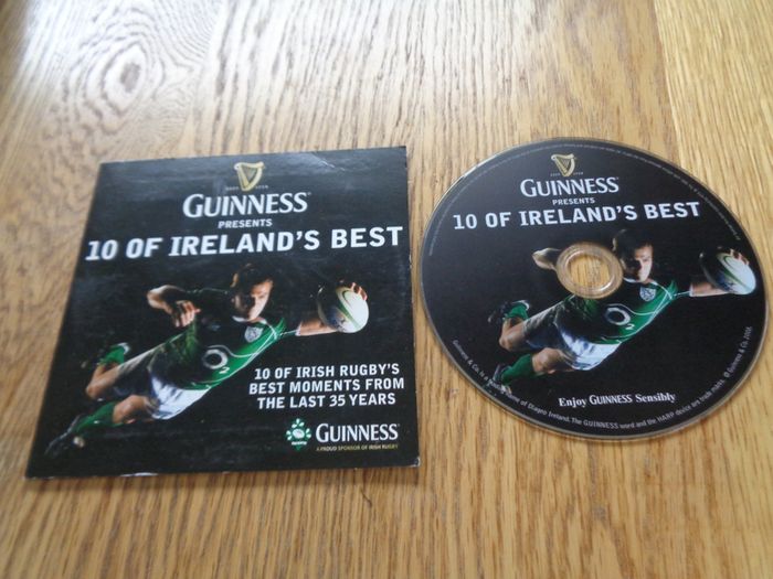 Guinness Rugby CD for Sale
