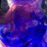 Kerry Glass paperweight - blue & pink, labelled Image 3