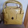 Franchesco Biasia Italian Real Ostrich Leather bag Image 7