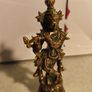 Brass Krishna Idol playing flute Image 10