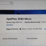 Dell Optiplex 3080 PC Micro, intel Core i5-10500T @ 2.3 GHz, 8GB RAM, 256GB SSD, Windows 11 Pro Dell Warranty Till April 2024 Image 9