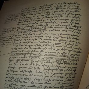 Diary of Christopher Columbus Facsimile Manuscript in 15th Century CastillianSpanish.