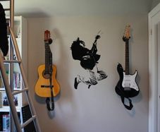 guatar guy decal