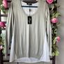 jumper Bnwt peruzzi jumper size 38 grey jumper with chiffon detail Image 6