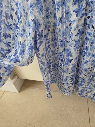H&M blue blouse uk 8-12