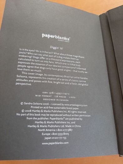 Paperblanks 'good dog' notebook